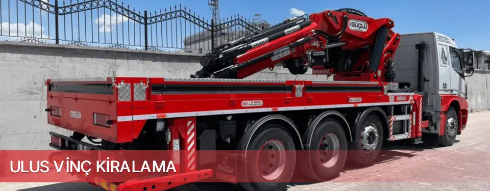 Ulus İlçemi Vinç Kiralama